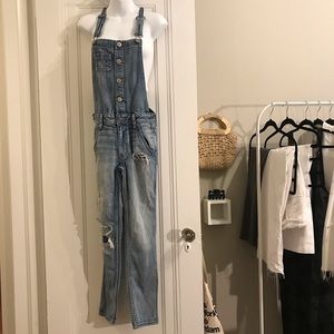 AEO Denim Overalls